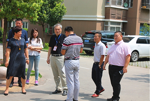 市文明督导员巡查指导永宁街道张圩社区文明城