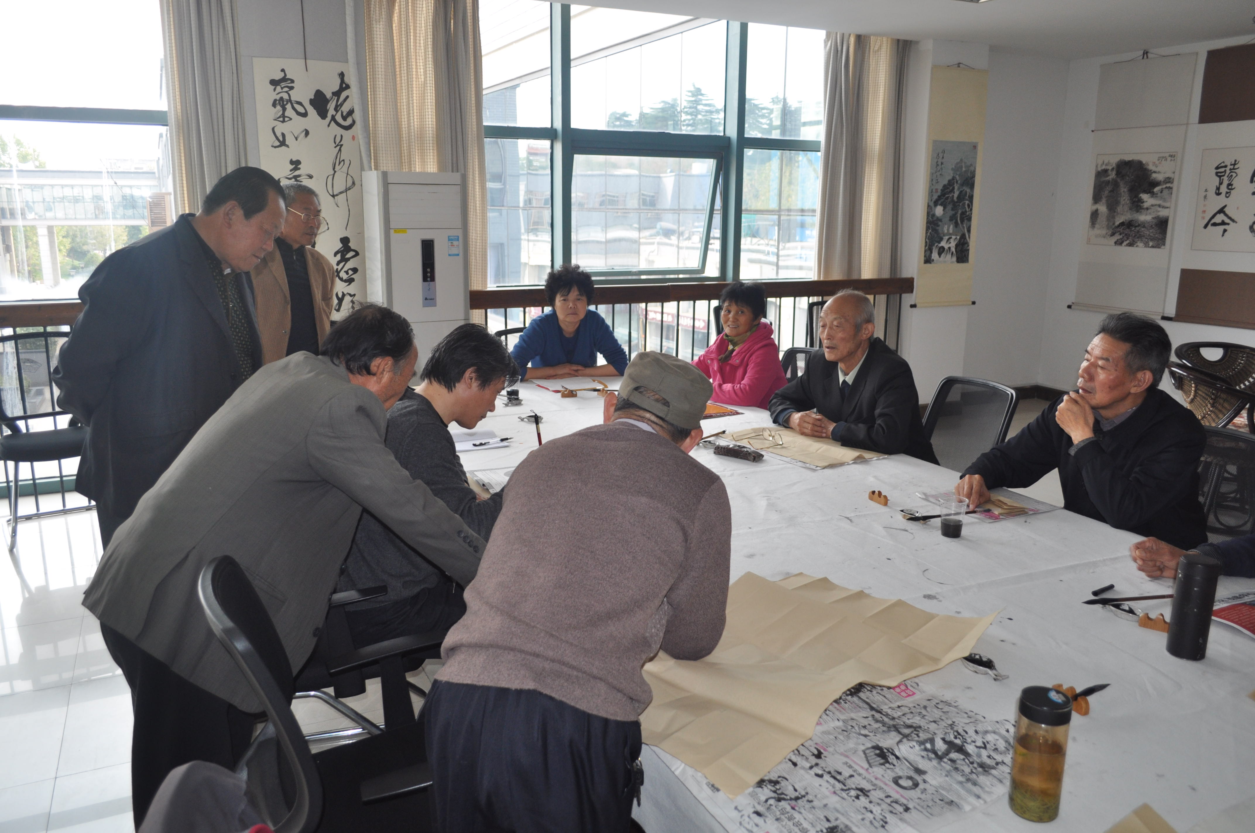 栖霞:西岗街道老年大学第二期书法班开班啦