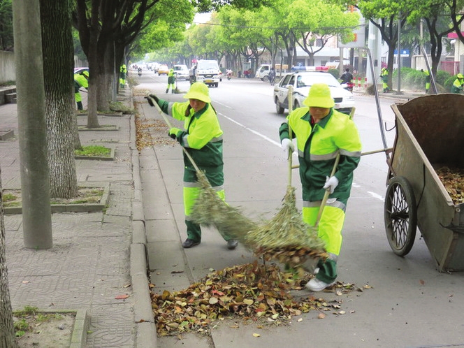 环卫工人技能大比武