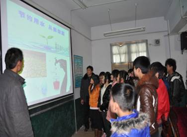 徐州市铜山区柳泉镇开展节约用水 从我做起活