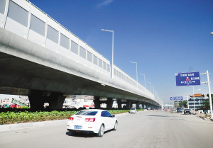 徐州三环西路高架快速路建设攻坚收尾