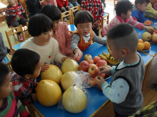港下中心幼儿园举办水果分享会