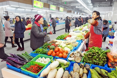 青云菜场焕然一新迎客来_江苏文明网