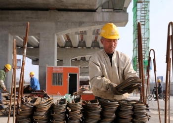 内环高架工地节后复工忙_江苏文明网