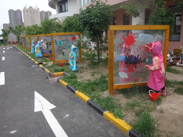 幼儿园户外涂鸦区规则图片